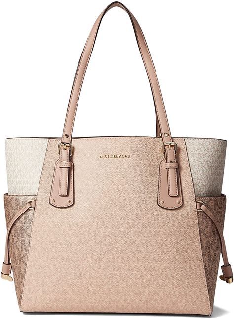 michael michael kors striped large east west tote|Michael Kors voyager east west.